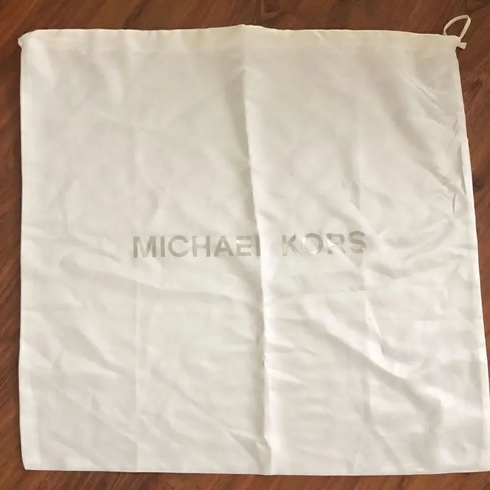 Michael Kors Silky beige large dust bag.
